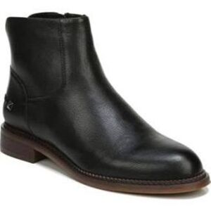Franco Sarto HERO Leather Black and Brown Ankle Boots